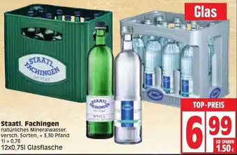 Edeka Staatl. Fachingen 12x0,75L Angebot