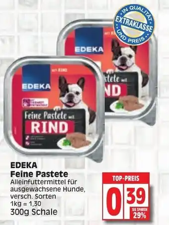 Edeka Edeka Feine Pastete 300g Angebot