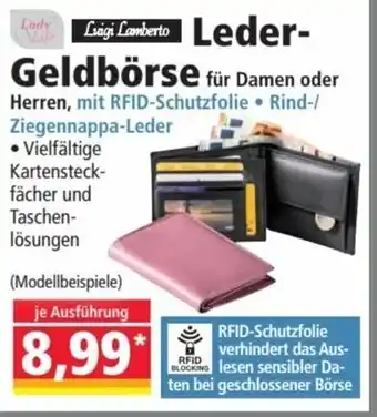 Norma Leder Geldbörse Angebot