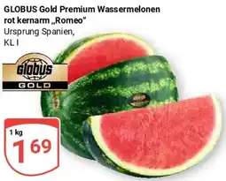 Globus GLOBUS Gold Premium Wassermelonen rot kernarm ,,Romeo" Angebot