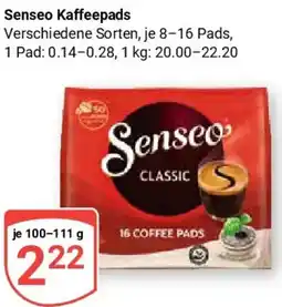 Globus Senseo Kaffeepads Angebot