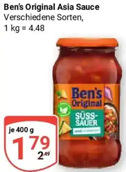 Globus Ben's Original Asia Sauce Angebot