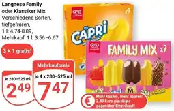 Globus Langnese Family oder Klassiker Mix Angebot