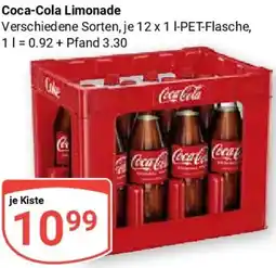 Globus Coca-Cola Limonade Angebot