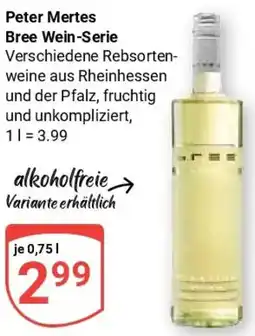 Globus Peter Mertes Bree Wein-Serie Angebot