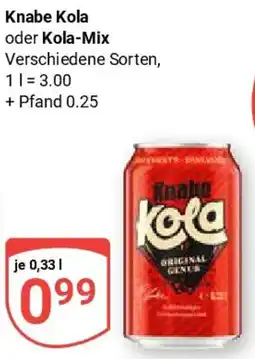 Globus Knabe Kola oder Kola-Mix Angebot