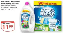Globus Weißer Riese Waschmittel Pulver, Flüssig oder Caps Angebot