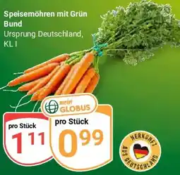 Globus Speisemöhren mit Grün Angebot
