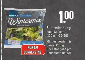 Scheck-in-Center Salatmischung Angebot