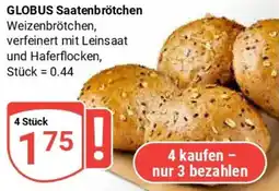 Globus GLOBUS Saatenbrötchen Angebot