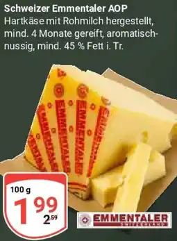 Globus Schweizer Emmentaler AOP Angebot