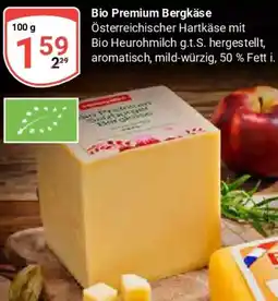 Globus Bio Premium Bergkäse Angebot