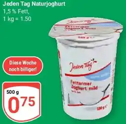 Globus Jeden Tag Naturjoghurt Angebot