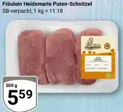 Globus Fräulein Heidemarie Puten-Schnitzel Angebot