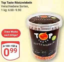 Globus Top Taste Röstzwiebeln Angebot