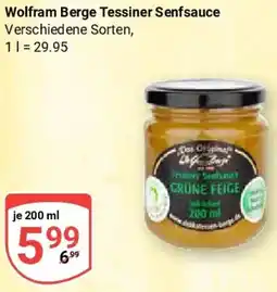 Globus Wolfram Berge Tessiner Senfsauce Angebot