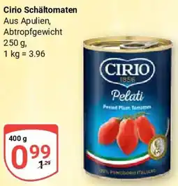Globus Cirio Schältomaten Angebot