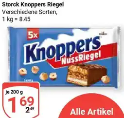 Globus Storck Knoppers Riegel Angebot