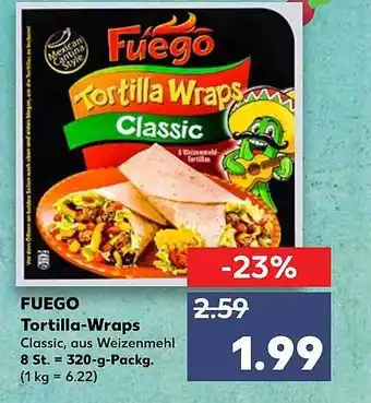 Kaufland Fuego Tortilla Wraps Angebot