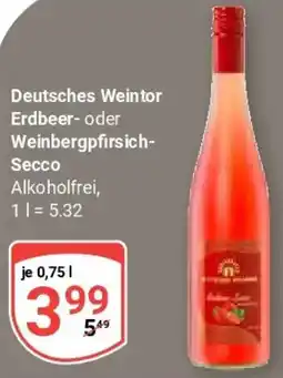 Globus Deutsches Weintor Erdbeer- oder Weinbergpfirsich Secco Angebot