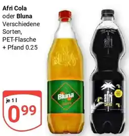 Globus Afri Cola oder Bluna Angebot