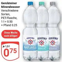 Globus Gerolsteiner Mineralwasser Angebot