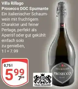 Globus Villa Rillago Prosecco DOC Spumante Angebot