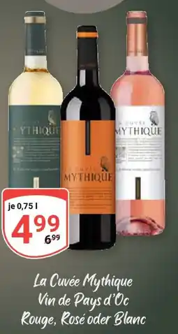 Globus La Cuvée Mythique Vin de Pays d'Oc Rouge, Rosé oder Blanc Angebot