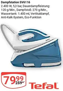 Globus Tefal Dampfstation SV6116 Angebot