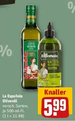 REWE La Española Olivenöl Angebot