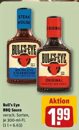 REWE Bull's Eye BBQ Sauce Angebot