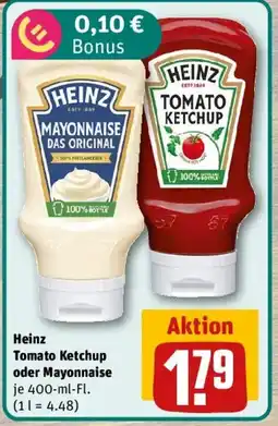 REWE Heinz Tomato Ketchup oder Mayonnaise Angebot