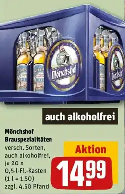 REWE Mönchshof Brauspezialitäten Angebot
