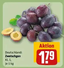 REWE Deutschland: Zwetschgen Angebot