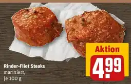 REWE Rinder-Filet Steaks Angebot