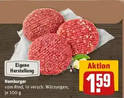 REWE Hamburger Angebot