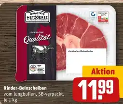REWE QUALITATS METZGEREI Rinder-Beinscheiben Angebot