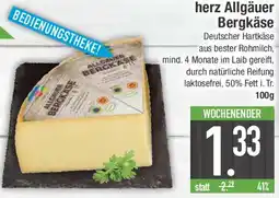 E-Center herz Allgäuer Bergkäse Angebot