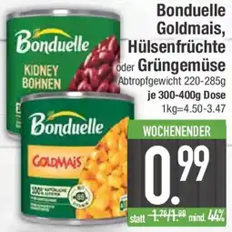 E-Center Bonduelle Goldmais, Hülsenfrüchte oder Grüngemüse Angebot