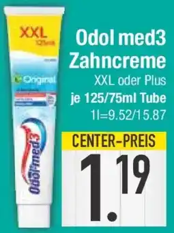 E-Center Odol med3 Zahncreme Angebot