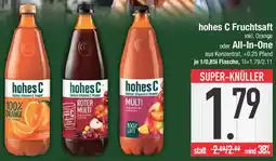 E-Center hohes C Fruchtsaft oder All-In-One Angebot