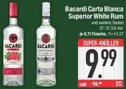 E-Center Bacardi Carta Blanca Superior White Rum Angebot