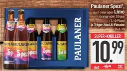 E-Center Paulaner Spezi oder Limo Angebot