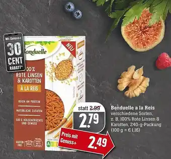 Scheck-in-Center Bonduelle a la Reis Angebot