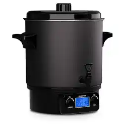 Netto Marken-Discount Biggie Digital Einkochtopf Getränkespender elektrisch 27L 2000W Edelstahl Matt-Schwarz 27 Liter Angebot