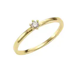 Netto Marken-Discount Orolino Ring Gold 750 mit Brillant 0,07ct Angebot