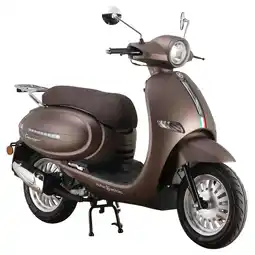 Netto Marken-Discount Alpha Motors Motorroller Cappucino 50 ccm 45 kmh EURO 5 mattbraun Angebot