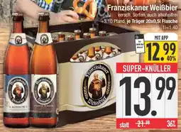 E-Center Franziskaner Weißbier Angebot