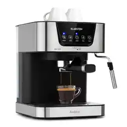 Netto Marken-Discount Arabica Espressomaschine 1050W 15 Bar 1,5l Touch-Bedienfeld Edelstahl Angebot