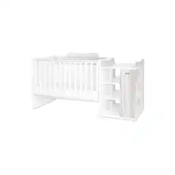 Netto Marken-Discount Lorelli Babybett Multi, Jugendbett, Schreibtisch, Wickeltisch, mehrfach umbaubar grau Angebot